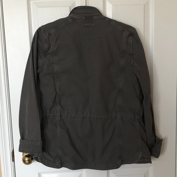 LUCKY BRAND Gray Utility Jacket Size Small - Picture 7 of 11